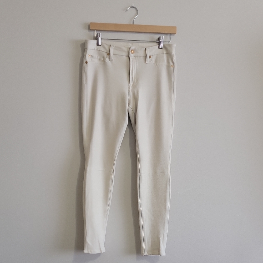 7 For All Mankind Cream Pants